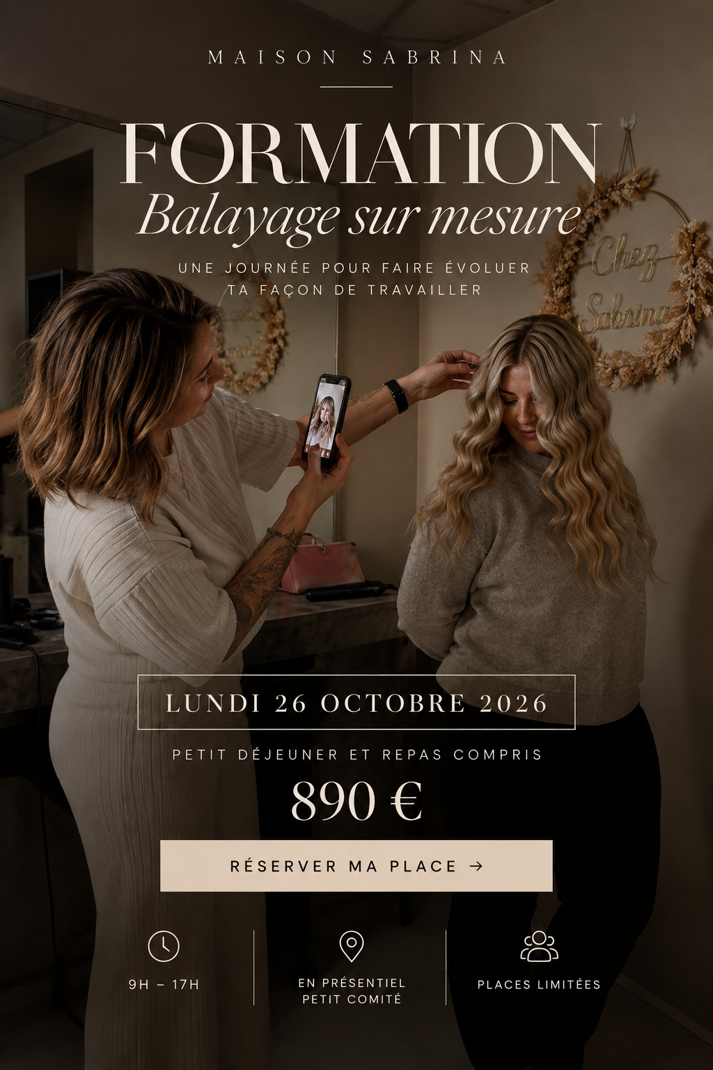 Formation Balayage sur mesure du 26 octobre 2026